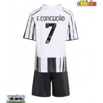 Juventus Francisco Conceicao #7 Replica Home Minikit 2025-26 Short Sleeve (+ pants)